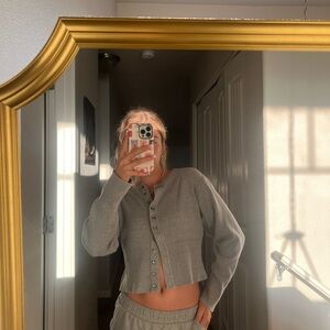 Vintage Grey Cardigan